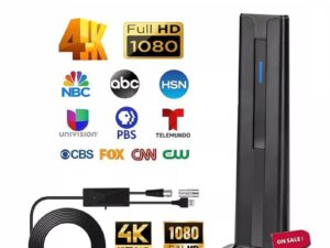 1080P/4K HD digital TV antenna with long-range signal 📡📺