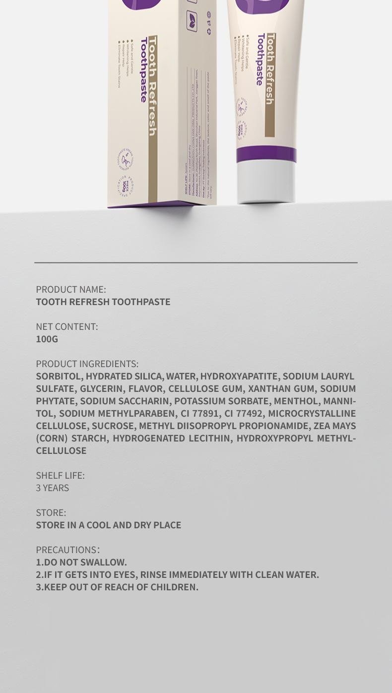 🔥Oral Care Toothpaste. Fresh Breath. Prevent Tooth Loss. Natural Ingredients. Gentle Care✈Fast Shipping Worldwide