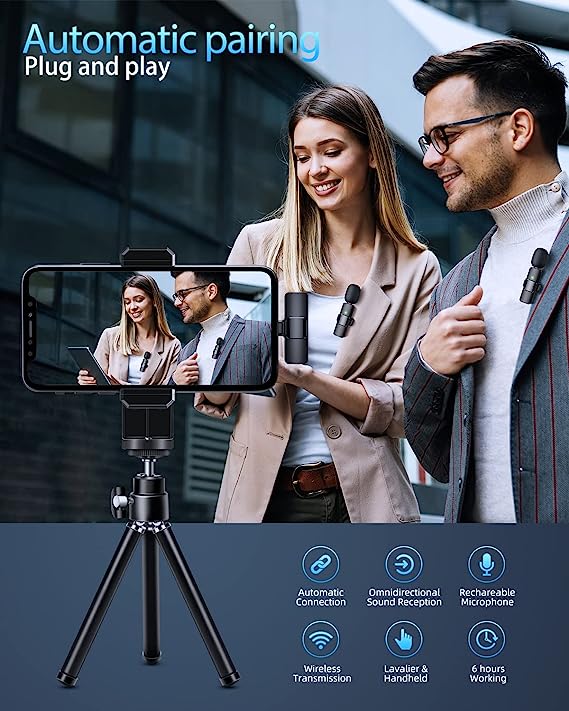 48% OFF New Wireless Lavalier Microphone
